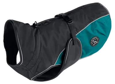 Produktbild von HUNTER Hundemantel UPPSALA COZY, Farbe: anthrazit/petrol, wasser- und windabweis