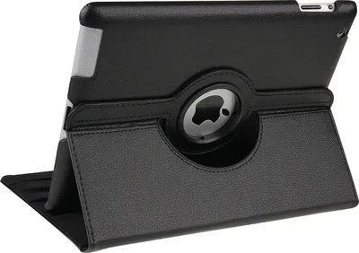 Produktbild von Mobigear DuoStand iPad 3 (2012) Hülle Drehbare Klapphülle - Schwarz