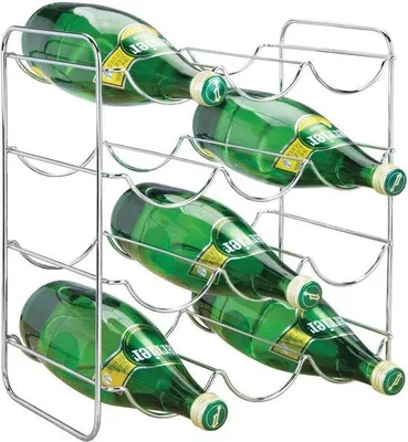 Obrázok produktu pre Stojan na víno Stojan na fľaše Držiak na víno 12 fliaš mDesign 4 úrovne Držiak na fľaše