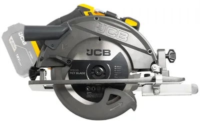 Produktbild von JCB Professional Akku-Handkreissäge 18PCS-185 | 18 V | Ø 185 mm | 5500 U/min | 65 mm Schnittiefe | Gehrung bis 50° | Elektrische Bremse