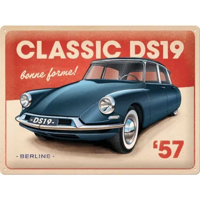 Produktbild von Nostalgic-Art - Blechschild 30 x 40 cm - DS - Classic DS19 Berline