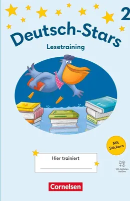 Produktbild von Deutsch-Stars 2. Schuljahr - Ausgabe 2025 - Lesetraining - Übungsheft mit Lösungen und digitalen Medien