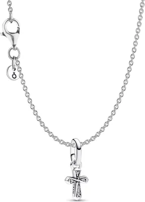 Pandora 68324 Damen-Kette Funkelndes Kreuz Silber 1
