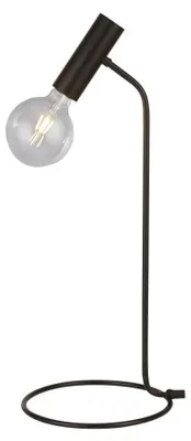 Obrázok produktu pre Stolná lampa Industrial-Nordic Dulwich Steel Black 1 Light E27