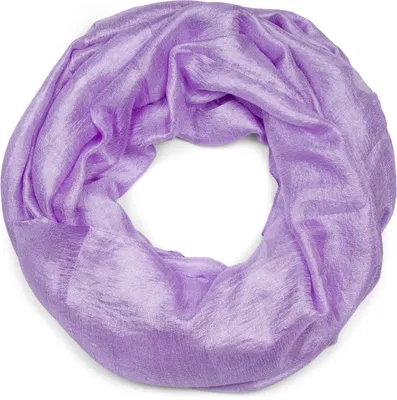 Produktbild von styleBREAKER Damen Loop Schal weich fließend | Seidig glänzendes Halstuch Einfarbig für Sommer & Frühling | Schlauchschal Leicht & Elegant