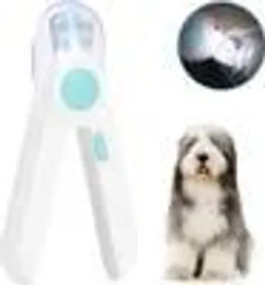 Produktbild von Krallenschere I Nagelknipser mit LED Licht für Hunde & Katzen Nagelschneider I viel sichere Krallenzange + Krallenfeile + Krallenpflege