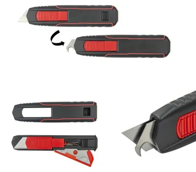 Immagine prodotto di WEDO 78824 WEDO Coltello di sicurezza a doppia lama nero 19 mm