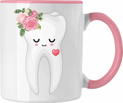 Produktbild von Trendation - Zahnarzthelferin Tasse Lustiges Geschenk für Beste Zahnarzthelferin (Rosa)