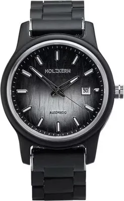 Produktbild von Holzkern Herrenuhr Automatik Nightbird Ahorn/Schwarz