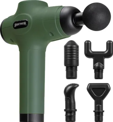 Produktbild von Einheitsgröße STR-106|SPORTINATOR "Level Up" Massagepistole inkl. Zubehör grün