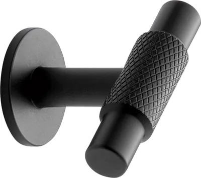 Produktbild von Möbelnkopf Manor ø 14mm, Möbelknauf Tiefe 39mm, Zinkdruckguss schwarz matt