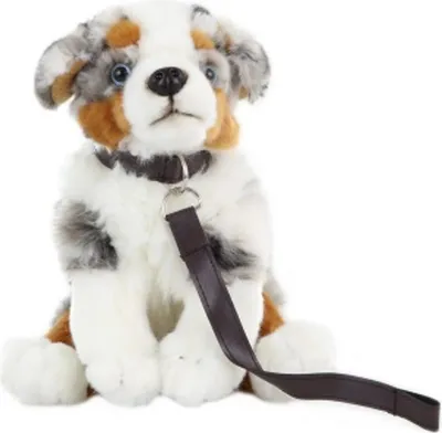 Immagine prodotto di Pastore australiano di peluche con guinzaglio
