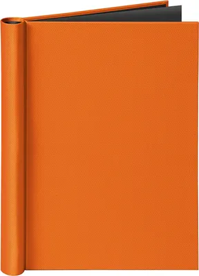 Produktbild von Klemmbinder A4 orange Packung mit 10 Stück