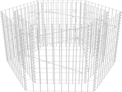 Produktbild von "2026 Aktion" Sechseckiges Gabionen-Hochbeet 100×90×50 cm - NeuMöbel1942632