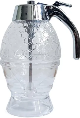 Immagine prodotto di Dosatore per miele di dimensioni standard, contenitore per miele in acciaio inossidabile, nero.