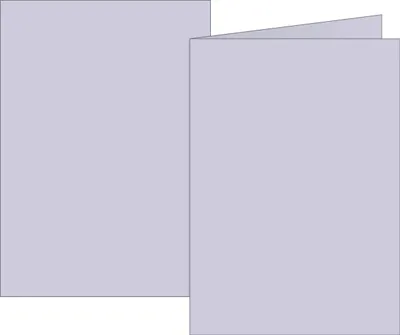 Produktbild von Klappkarte A6 160g lilac 10Karten