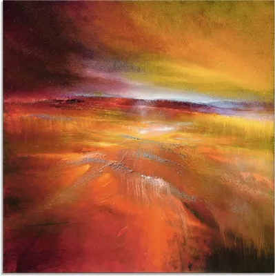 Produktbild von ARTland Glasbild Ernteland Größe: 50x50 cm