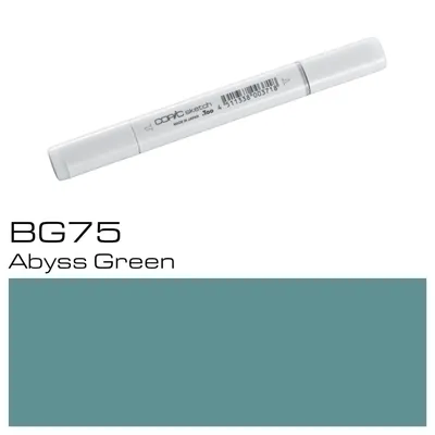 Immagine prodotto di COPIC Sketch pennello e scalpello a doppia faccia, BG75 verde Abbys