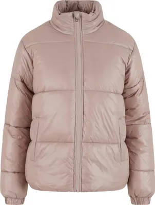 Produktbild von Urban Classics Ladies Recycled Short Shiny Puffer Jacket duskrose L