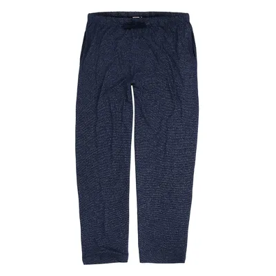 Produktbild von ADAMO lange Loungwear Hose in Übergrößen bis 12XL Serie Leon für Herren meliert, Größe:4XL, Farbe:navy