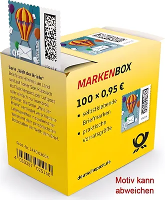 Produktbild von Briefmarke 0,95 Rolle Motiv 100er Packung, vom Umtausch ausgeschlossen