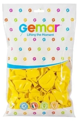 Immagine prodotto di Palloncini giallo pastello, G110, 30 cm, 100 pz.