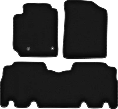 Immagine prodotto di Tappetini in velluto per Toyota Yaris Verso (1999-2005, minivan) neri, set 3 pz, con fissaggi