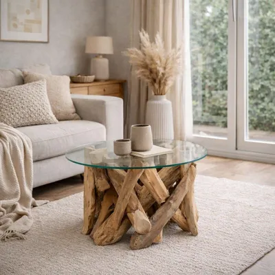 Produktbild von Teak Couchtisch TORA-rund ca. D70cm