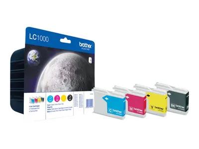Obrázek produktu pro Multipack inkoustových kazet Brother LC-1000 (každá 1x BK/M/C/Y)