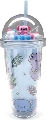 Obrázek produktu pro Hrnek se slámkou Axolotl
