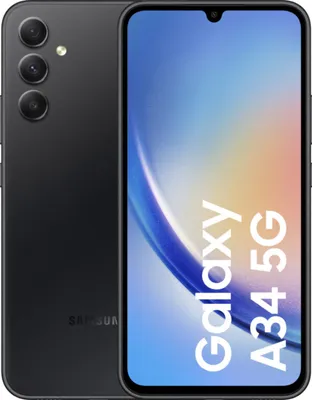 Produktbild von Samsung Galaxy A34 5G, 128GB/6GB, 6,6" Zoll, 48MP, Awesome Graphite