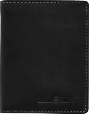 Produktbild von Greenburry Vintage Black Geldbörse Leder 9,5 cm