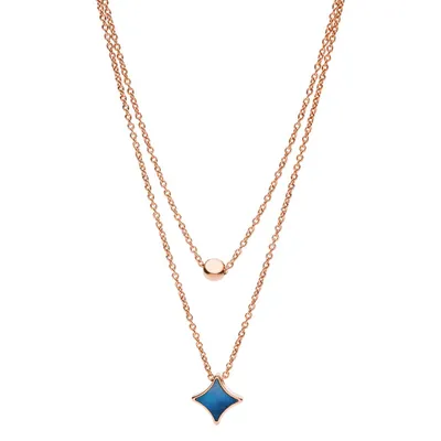 Produktbild von Fossil Damen Kette Collier Edelstahl rosé JF03196791