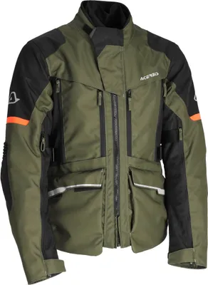 Produktbild von Acerbis X-Rover wasserdichte Motorrad Textiljacke, grün/orange, M