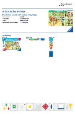 Produktbild von Wieso? Weshalb? Warum? Ein Tag auf dem Reiterhof Ravensburger 05129