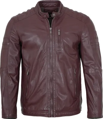 Produktbild von Jilani - Herren Lederjacke Lammnappa ox-red : 52