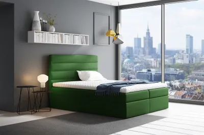Produktbild von Boxspringbett Schlafzimmerbett LUCA 200x200cm Grün