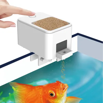 Produktbild von Automatischer WLAN-Fischfutterautomat für Aquarien, einstellbare Futtermenge, Steuerung per App