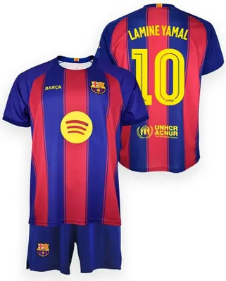 Zdjęcie produktu dla Fc Barcelona 25/26 Lamine Yamal Heim Set Rot 10 Years Herren Rot 10 Years