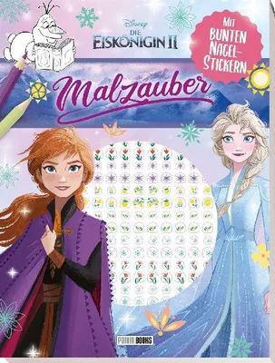 Produktbild von Disney Die Eiskönigin 2: Malzauber - Mit bunten Nagelstickern!