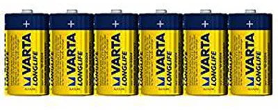 Zdjęcie produktu dla Varta 4114, Jednorazowa bateria, C, Alkaliczny, 1,5 V, 6 szt., Niebieski, Żółty