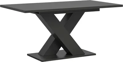 Produktbild von Esstisch Motion Grau, ausziehbar, X-Fußgestell, 150-190 cm