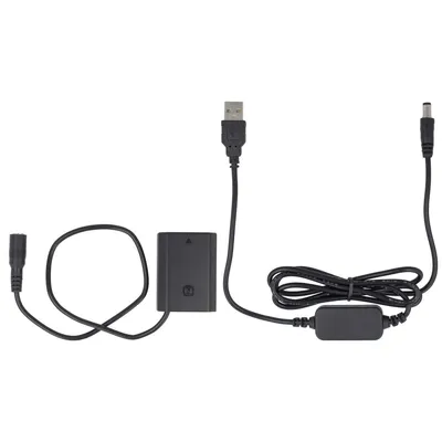 DC-Kuppler + USB-C Adapter Kabel - Sony NP-FZ100