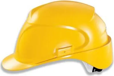 Produktbild von Schutzhelm uvex airwing E-WR 9760130 gelb ohne Lüftungen