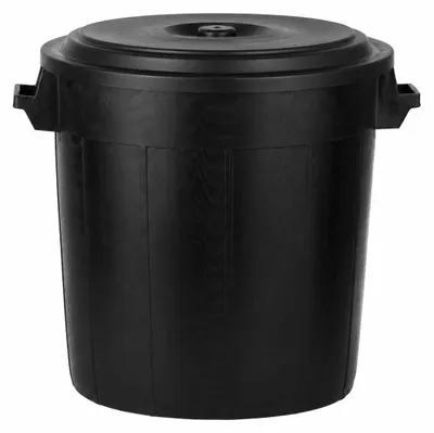Image de Poubelle - Contenance 50 litres - Avec couvercle - Plastique