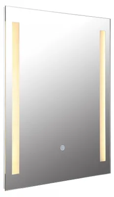 Produktbild von Globo Rivas LED Spiegel 12W Warmweiß IP44 Chrom Memoryfunktion 61cm 84032