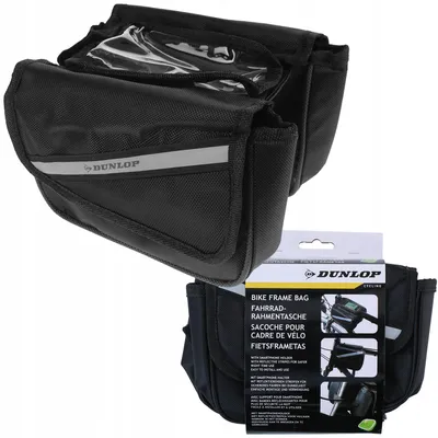 Produktbild von Dunlop Wasserdichte Fahrrad Rahmentasche mit Handyfach