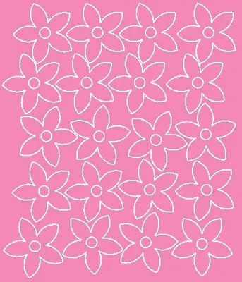 Produktbild von Wandaufkleber, Fensterblumen, 20 Stück, rosa, matt