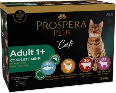 Image de Gélule Prospera Plus adulte 1+, 12x 85g