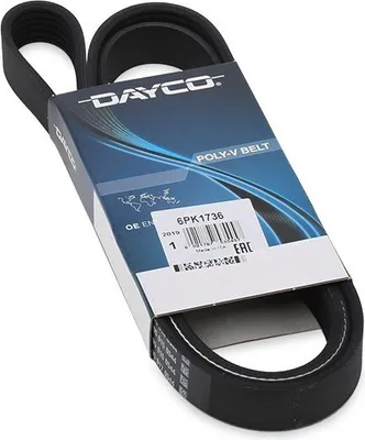Produktbild von DAYCO Keilrippenriemen 1736,0mm für VW GOLF VI (5K1) 6PK1736